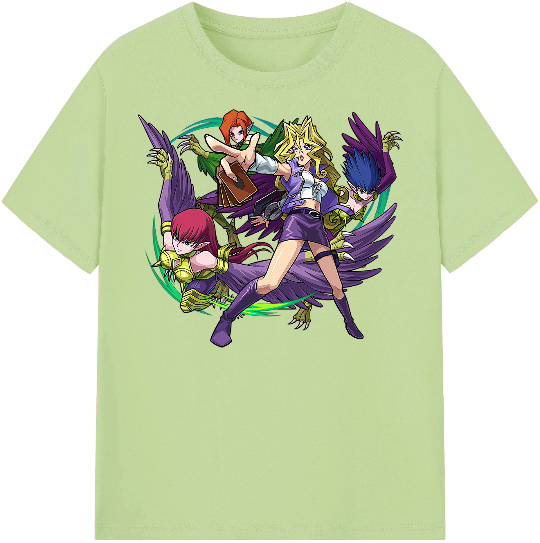 （画像用） 遊☆戯☆王 Yu-Gi-Oh! 綿100％半袖Tシャツ（フロントプリント）